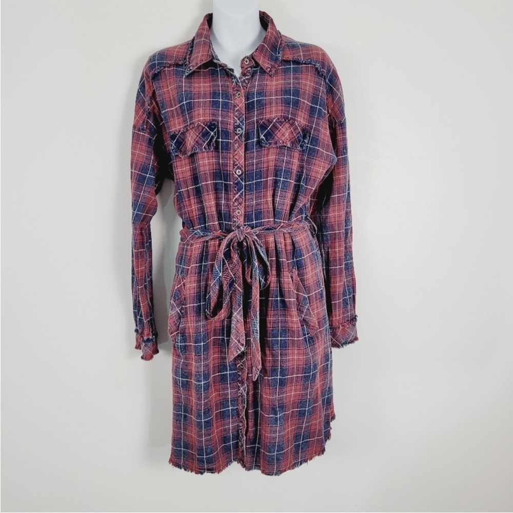Hummingbird Flannel Dress